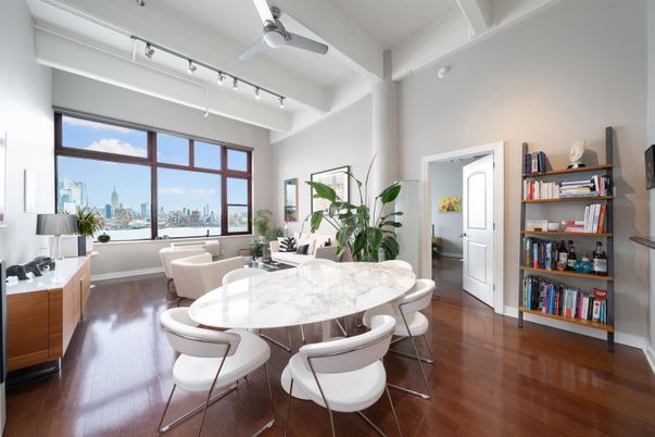 Dining room, Interior, Wood Texture Flooring