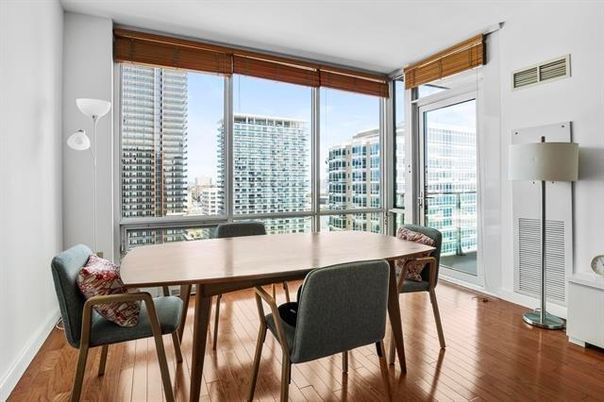 Dining room, Interior, Wood Texture Flooring