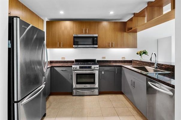 Interior, Kitchen, Recessed Lighting, Stainless Steel Appliances