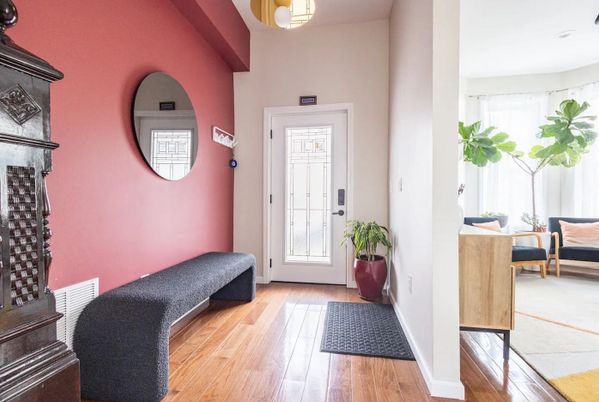 Interior, Pendant Lights, Wood Texture Flooring