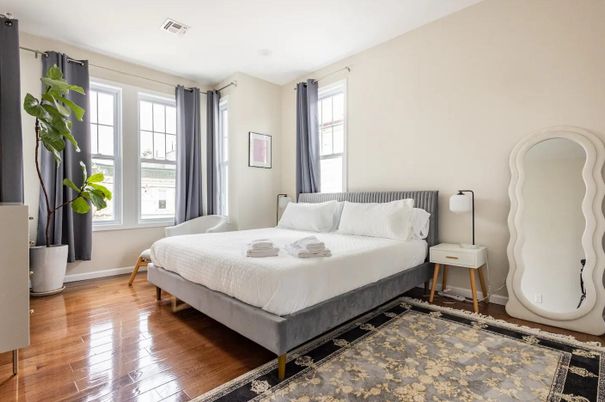 Bedroom, Interior, Wood Texture Flooring