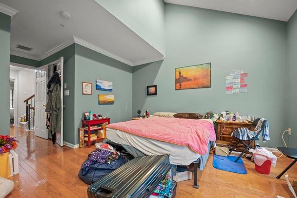Bedroom, Interior, Wood Texture Flooring