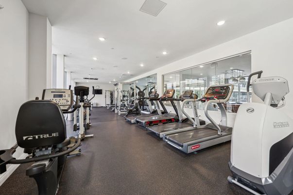 Fitness Equipment, Gym, Interior, Recessed Lighting