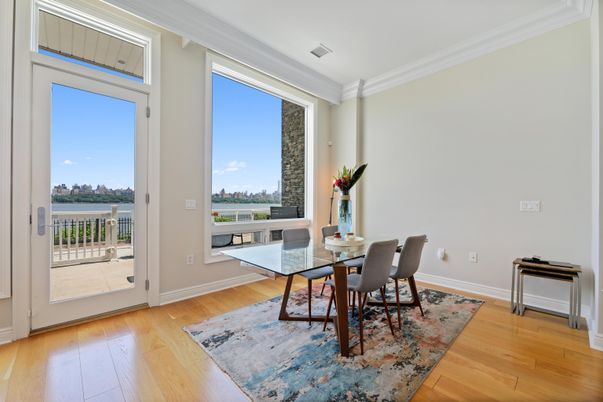 Dining room, Interior, Wood Texture Flooring