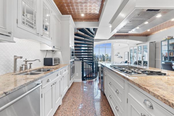 Interior, Kitchen, Recessed Lighting, Stainless Steel Appliances