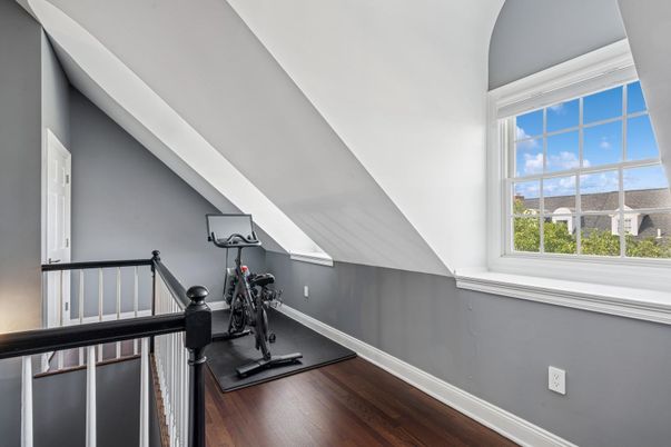 Fitness Equipment, Interior, Wood Texture Flooring