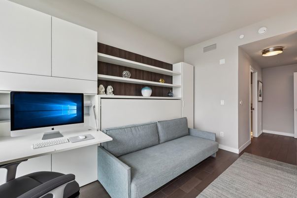 Home Office, Interior, Wood Texture Flooring