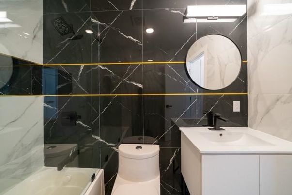 Bathroom, Interior, Marble Walls