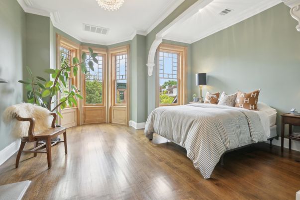 Bedroom, Interior, Wood Texture Flooring