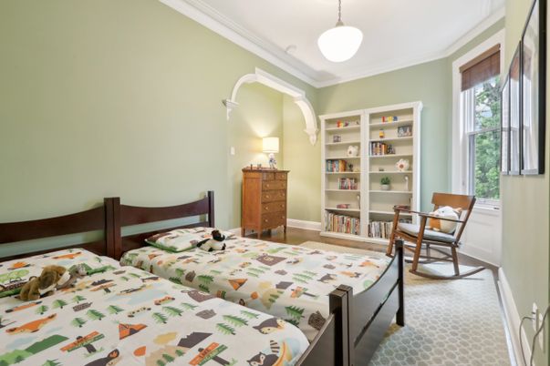 Bedroom, Interior, Pendant Lights
