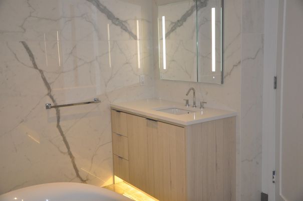 Bathroom, Interior, Marble Walls