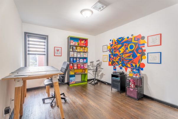 Home Office, Interior, Wood Texture Flooring