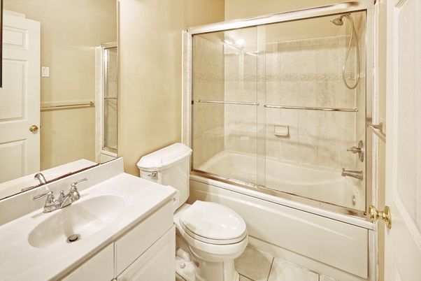 Bathroom, Glass Shower, Interior