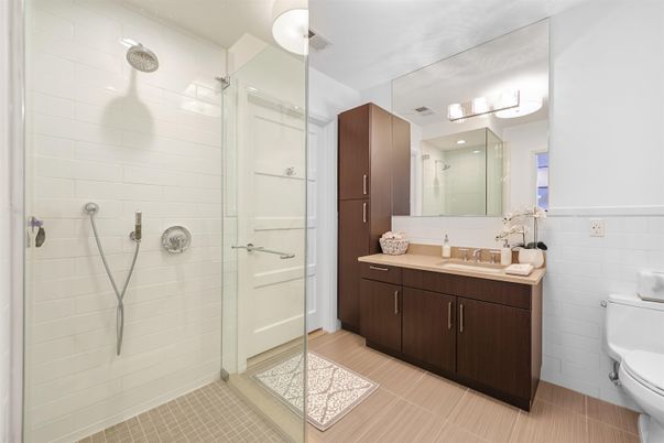 Bathroom, Glass Shower, Interior