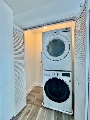 Interior, Utility Closets, Washer, Wood Texture Flooring