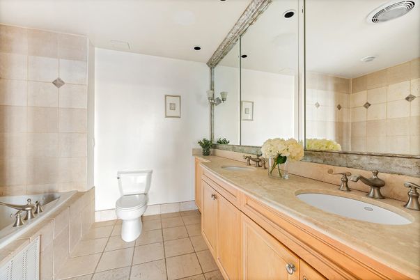 Bathroom, Dual Sink Vanities, Glass Shower, Interior