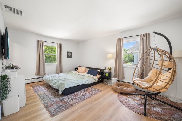 Bedroom, Interior, Wood Texture Flooring