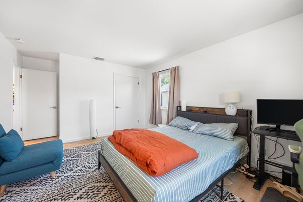 Bedroom, Interior, Wood Texture Flooring