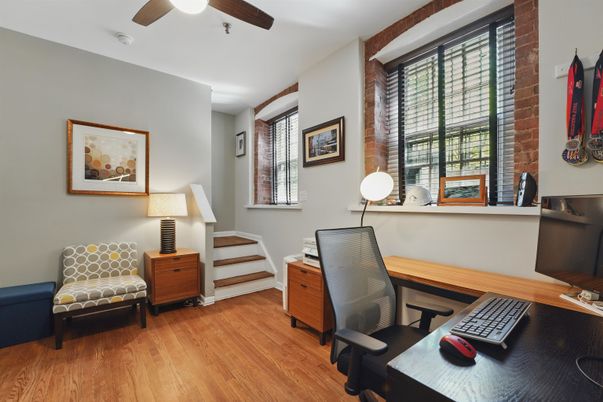 Home Office, Interior, Wood Texture Flooring