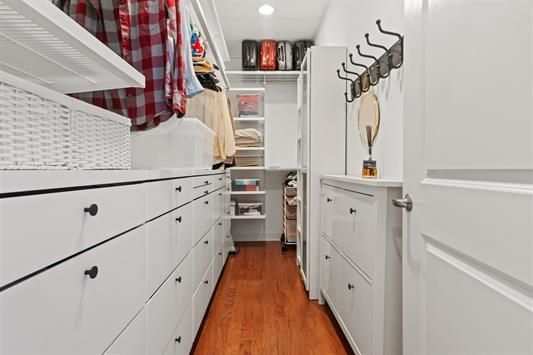 Interior, Recessed Lighting, Walk-in Closets, Wood Texture Flooring