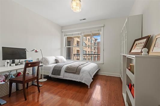 Bedroom, Home Office, Interior, Wood Texture Flooring