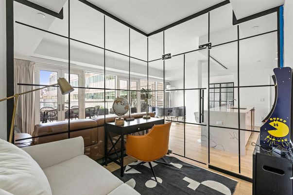 Home Office, Interior, Wood Texture Flooring