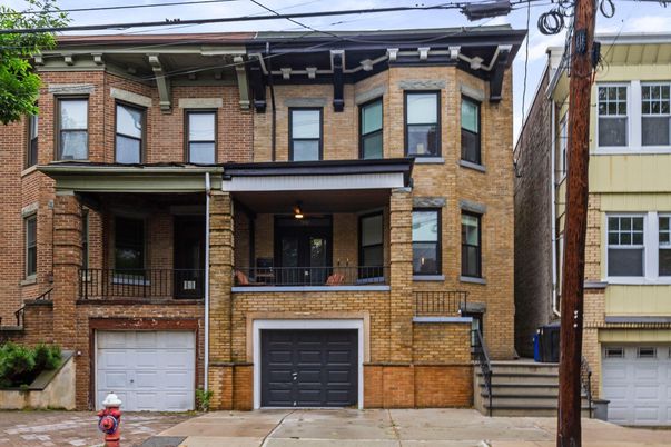 Attached, Exterior, Facade, Brick Facade, Rowhouse