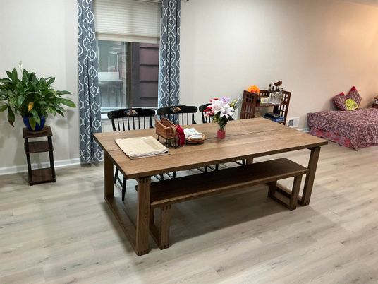 Dining room, Interior, Wood Texture Flooring