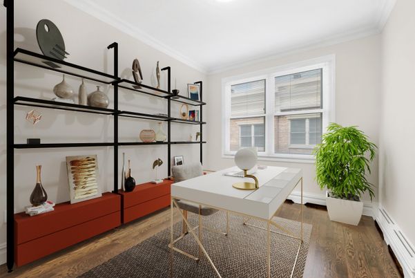 Home Office, Interior, Wood Texture Flooring