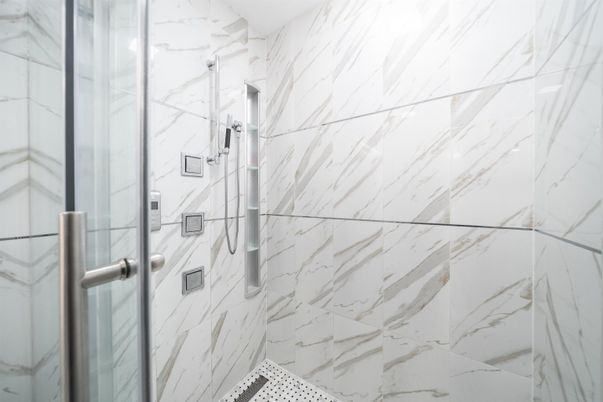Bathroom, Interior, Marble Walls