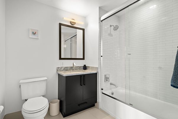 Bathroom, Glass Shower, Interior