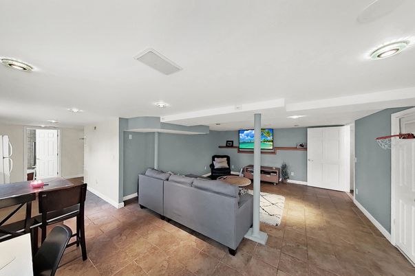 Interior, Living room, Recessed Lighting