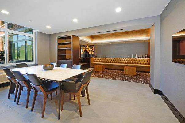 Dining room, Interior, Recessed Lighting