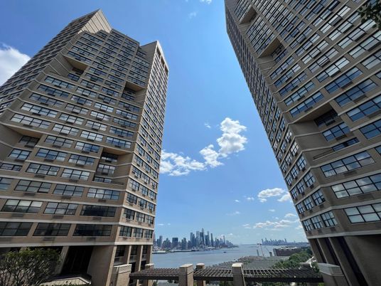 Exterior, Facade, Water, Highrise