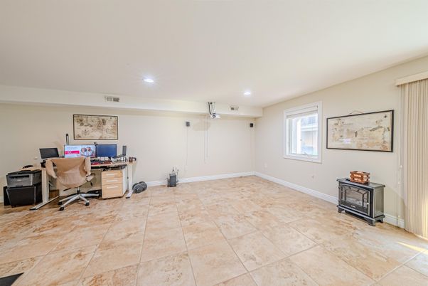 Home Office, Interior, Recessed Lighting