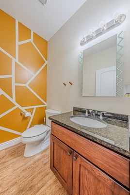Bathroom, Interior, Wood Texture Flooring
