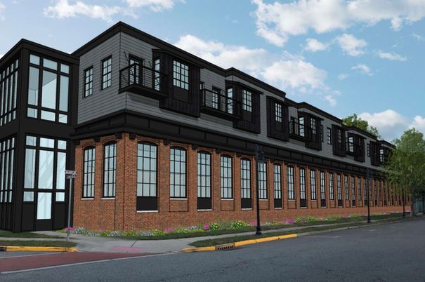 Exterior, Facade, Brick Facade, Rowhouse