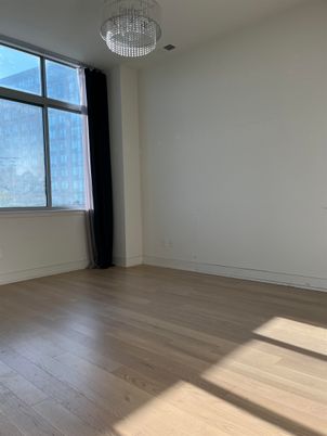 Chandelier, Empty room, Interior, Wood Texture Flooring