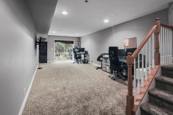Home Office, Interior, Recessed Lighting