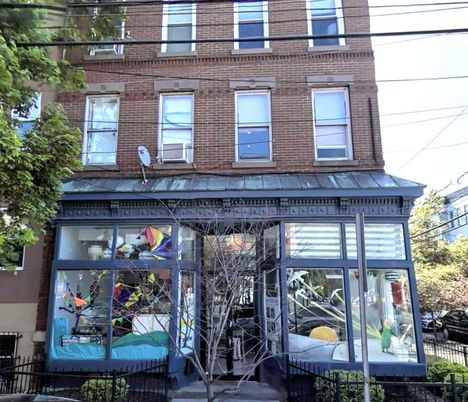 Exterior, Facade, Brick Facade, Rowhouse