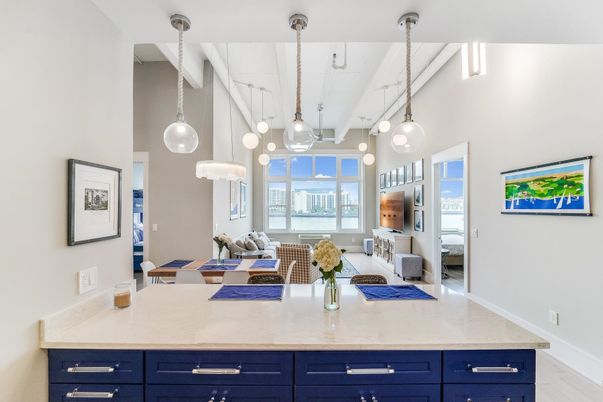 Interior, Living room, Pendant Lights, Water
