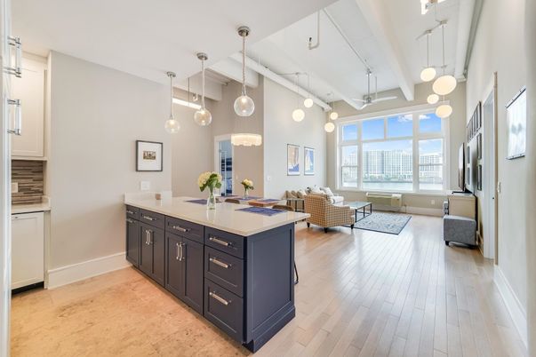 Interior, Living room, Pendant Lights, Wood Texture Flooring