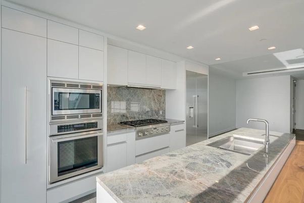 Interior, Kitchen, Recessed Lighting, Stainless Steel Appliances
