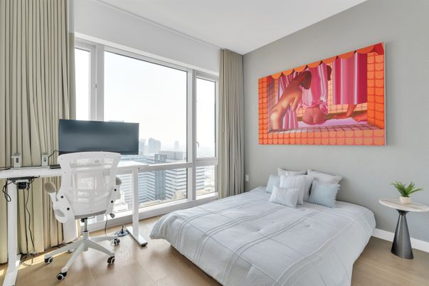 Bedroom, Home Office, Interior, Wood Texture Flooring