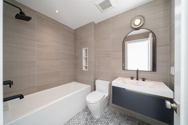 Bathroom, Interior, Recessed Lighting