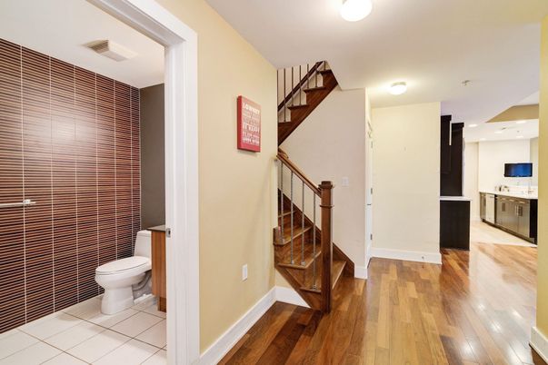 Bathroom, Interior, Wood Texture Flooring