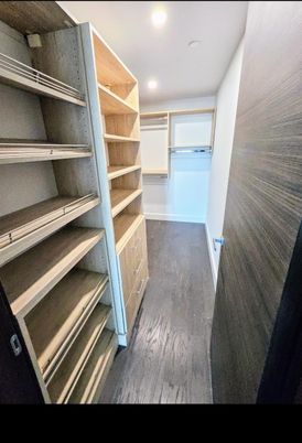 Interior, Recessed Lighting, Walk-in Closets, Wood Texture Flooring