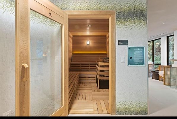 Interior, Recessed Lighting, Sauna Room