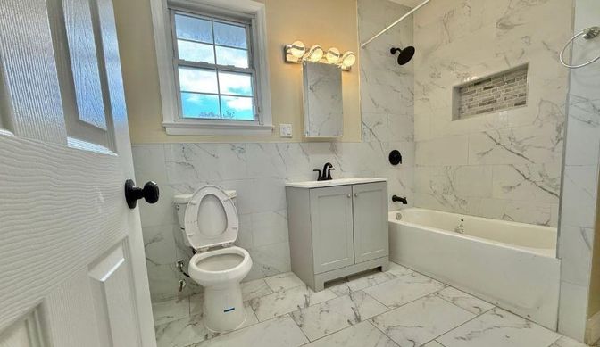 Bathroom, Interior, Marble, Marble Walls