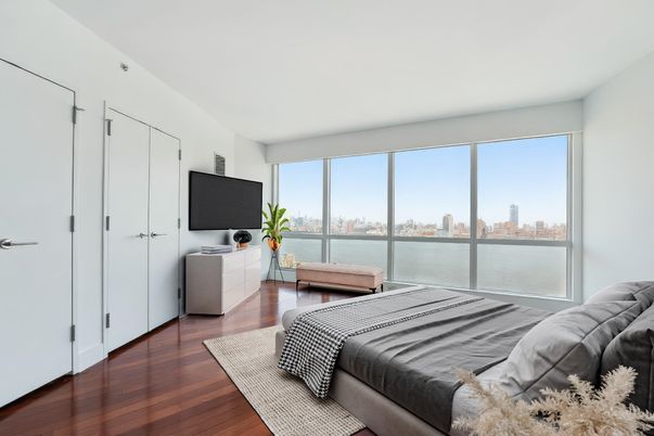 Bedroom, Interior, Water, Wood Texture Flooring